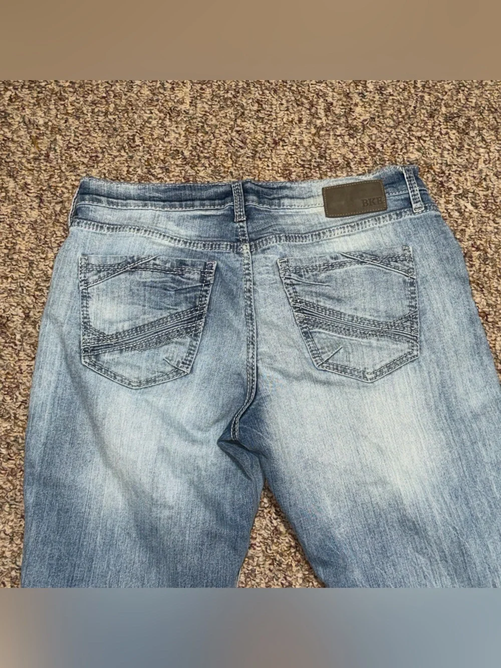 Mens BKE Nolan relaxed fit jeans size 33 jeans